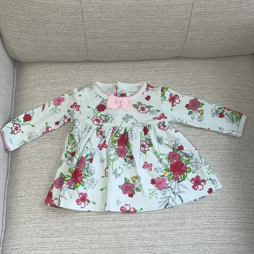 First Impressions Floral Print Matching Set - Picture 4 of 7